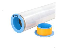 Filme Stretch 500x25 1kg + Aplicador Com Tubete Manual Transparente Filme Stretch 500x25 1kg + Aplicador Com Tubete Manual Transparente