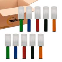 Filme Stretch com Cabo Kit 50 Rolos 10cm x 150m para Embalagem Rápida e Segura