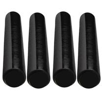 Filme Stretch Preto 12kg 4 Bobinas 50cm X 1200m Sem Tubete