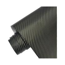 Filme Vinílico De Fibra De Carbono Preto Fosco 3D 4D 5D Para Envelopamento De Carros, Laptops,