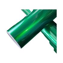 Filme Vinílico Metálico Verde Para Carro, Ultra Brilhante, Autoadesivo, Com Liberação De Ar, Adesivo Filme Vinílico Metálico Verde Para Carro, Ultra Brilhante, Autoadesivo, Com Liberação De Ar, Adesivo