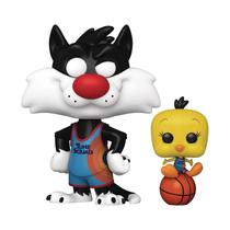 Filmes POP de Toy Funko Space Jam: um novo legado: Slyvester e Tweety