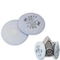 Filtro 2078 P2 para Máscara Poeira Névoa Fumos 3M Par Filtro 2078 P2 para Máscara Poeira Névoa Fumos 3M Par