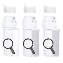 Filtro 3 Estágios Para Fabricação Bebida Artesanal Branco Filtro 3 Estágios Para Fabricação Bebida Artesanal Branco