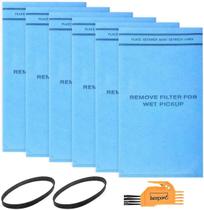Filtro a vácuo, pacote com 6 unidades KEEPOW Wet Dry para Stinger, 9,5 L a 18,9 L