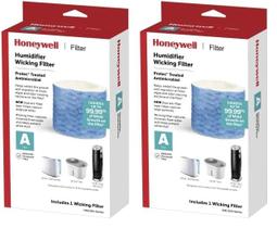 Filtro absorvente de reposição Honeywell A para umidificador, pacote com 2 Filtro absorvente de reposição Honeywell A para umidificador, pacote com 2