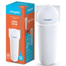 Filtro Acqua 230 Branco Carbon Block 9.3/4 POU Ponto de Uso Pia Bancada