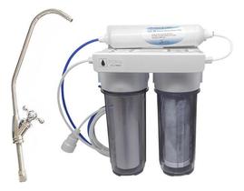 Filtro Água Alcalinizante Consumo 3 Estágios 10" - Com Torneira Filtro Água Alcalinizante Consumo 3 Estágios 10" - Com Torneira