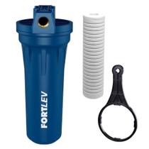 Filtro Água Caixa Dágua Cavalete Fortlev Limpa Tudo