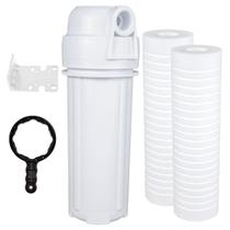 Filtro Agua Cavalete Caixa D'agua 2 Refil Pp Ranhurado Filtro Agua Cavalete Caixa D'agua 2 Refil Pp Ranhurado