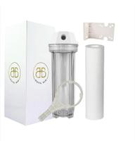 Filtro Agua Cavalete Caixa Pou E 4 Refis Polipropileno 0,5 Transparente