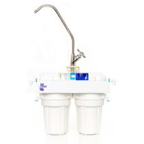 Filtro Água Consumo Remove Cloro Completo Torneira Branco 5"