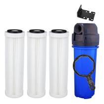 Filtro Água Poço Caipira Nascente Cisterna 1200 L/h 3 Refis