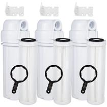 Filtro Água Poço Caipira Nascente Cisterna 1800 L/h 3 Etapas
