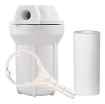 Filtro Água Polipropileno Máquina Lavar Roupa Dura + Tempo Branco Filtro Água Polipropileno Máquina Lavar Roupa Dura + Tempo Branco