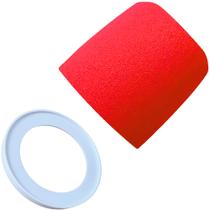 Filtro Anti-Puff RhymKawa para MV7/MV7X Espuma Vermelha + Anel Filtro Anti-Puff RhymKawa para MV7/MV7X Espuma Vermelha + Anel