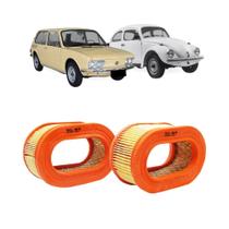 Filtro Ar Carburacao Dupla Fusca Brasilia 1982 A 1997 - 2 Unidades.
