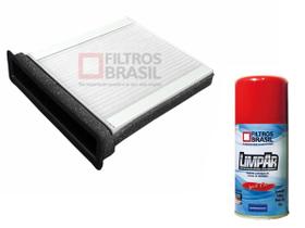 Filtro ar condicionado suzuki sx4 2.0 16v ano 2009 à 2015 + higienizador