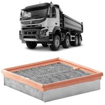 Filtro Ar Condicionado Volvo FMX 420 460 500 D13C Com Carvão