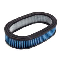 Filtro ar elemento marmita tecido azul borda preta (rc117az) race chrome