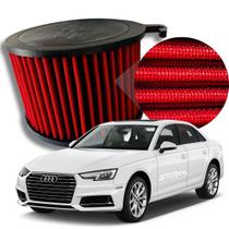Filtro Ar Esportivo Audi A4 Motor 2.0 16v TFSI Turbo Ano 2016 a 2018 Potencia Lavável Reutilizável novo