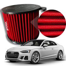 Filtro Ar Esportivo Audi A5 Quattro Motor 2.0 Turbo Ano 2018 a 2024 Lavavel Reutilizável Potencia