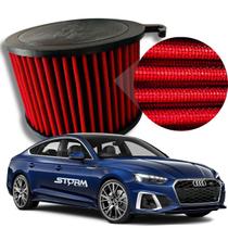 Filtro Ar Esportivo Audi A5 Sportback Motor 2.0 Turbo Ano 2019 a 2025 Potencia Lavavel Reutilizável novo