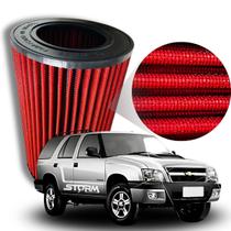 Filtro Ar Esportivo Chevrolet Blazer Motor 2.4 16v ano 2001 a 2012 GM Advantage Colina Dlx Tornado Flexpower Potencia