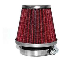 Filtro ar esportivo conico cbx 250 xt 225 cb 400 aum potencia 47mm