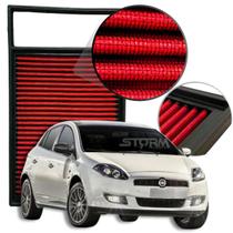 Filtro Ar Esportivo Fiat Bravo Motor 1.8 16v Ano 2011 A 2016 Lavável Reutilizável original potencia Sporting Essence Absolute Blackmotion Wolverine