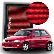 Filtro Ar Esportivo Gm Chevrolet Celta 1.0 Ano 2000 A 2016 Lavável Reutilizável Potencia Ls Lt Flex Life Power Spirit Super Advantage Edição Limitada