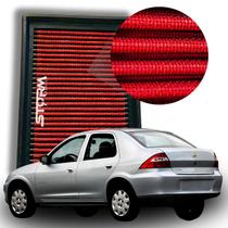 Filtro Ar Esportivo Gm Chevrolet Prisma motor 1.0 Ano 2006 A 2012 Lavável Reutilizável Potencia Maxx Flexpower Joy Sedan Sedã