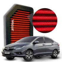 Filtro Ar esportivo Honda City 1.5 16v Flex Ano 2018 a 2021 Dx Ex Exl Lx Personal Automatico Manual Lavável Reutilizável Potencia Filtro Ar esportivo Honda City 1.5 16v Flex Ano 2018 a 2021 Dx Ex Exl Lx Personal Automatico Manual Lavável Reutilizável Potencia