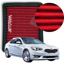 Filtro Ar Esportivo Kia Cadenza Motor 3.5 V6 Ano 2011 A 2016 Lavável Reutilizável inbox 3.5 Ex Automática Potencia