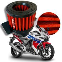 Filtro Ar Esportivo Moto Honda CB500 R ano 2013 a 2017 500 Cilindradas Lavável Reutilizável Potencia Filtro Ar Esportivo Moto Honda CB500 R ano 2013 a 2017 500 Cilindradas Lavável Reutilizável Potencia