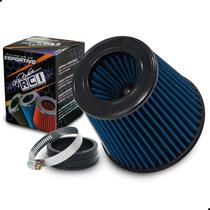 Filtro Ar Esportivo Rci130 Azul Duplo Fluxo Lavável Universal Filtro Ar Esportivo Rci130 Azul Duplo Fluxo Lavável Universal