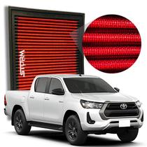 Filtro Ar esportivo Toyota Hilux Motor 2.8 16v 2019 a 2023 Lavável reutilizável Potencia Sr Gr-s Std Tdi Manual Automatica Filtro Ar esportivo Toyota Hilux Motor 2.8 16v 2019 a 2023 Lavável reutilizável Potencia Sr Gr-s Std Tdi Manual Automatica