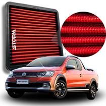 Filtro Ar Esportivo Vw Saveiro 1.6 16v Msi Ano 2015 A 2022 Volkswagen Cross Trendline Pepper Highline Robust Startline Surf Manual