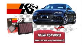 Filtro Ar K&N INBOX Audi Rs4 Rs5 4.2 2010 A 2015 LADO ESQUERDO REF. 33-3031