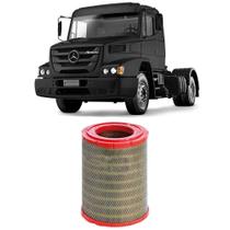 Filtro Ar Mercedes Benz Atron Om924 2012 A 2016 Metal Leve