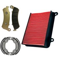 Filtro Ar Patim Freio Lona Pastilha Haojue Dk150 Dk160 Cbs