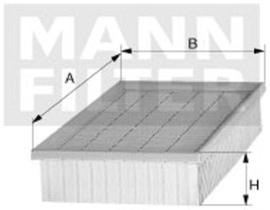 Filtro Ar Stilo 2002 a 2010 Mann-Filter C 25 116 Filtro Ar Stilo 2002 a 2010 Mann-Filter C 25 116