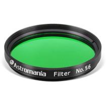 Filtro Astromania 56 Verde para barril telescópico de 2 polegadas Filtro Astromania 56 Verde para barril telescópico de 2 polegadas