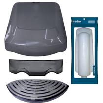 Filtro + Bandeja + Painel + Topo Purificador Latina P355