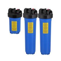 Filtro Bbi Big Blue Triplo Fabricação Cerveja Alta Vazão Filtro Bbi Big Blue Triplo Fabricação Cerveja Alta Vazão