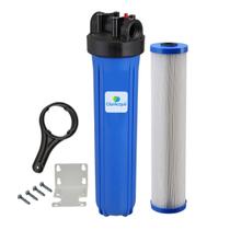 Filtro Big Blue 20" Completo com Refil Para Alta Vazão até 6000 L/h Conexão 1 1/2"