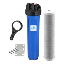 Filtro Big Blue 20" Completo com Refil Para Alta Vazão até 6000 L/h Conexão 1 1/2" Filtro Big Blue 20" Completo com Refil Para Alta Vazão até 6000 L/h Conexão 1 1/2"