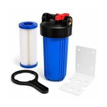 Filtro Big Blue Plissado Lavável Caixa D'Água Com Suporte Filtro Big Blue Plissado Lavável Caixa D'Água Com Suporte