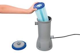 Filtro Bomba 3.028L/h 127V Cinza 26,5 x 41,5 x 26,5 cm Bestway