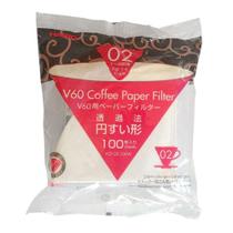 Filtro Branco para Coador Hario V60-02 - 100 Unidades Filtro Branco para Coador Hario V60-02 - 100 Unidades